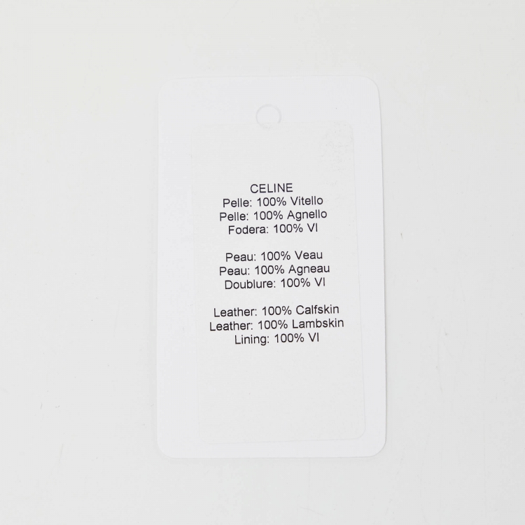 Pre Owned Celine Red Leather Zip Around Wallet 