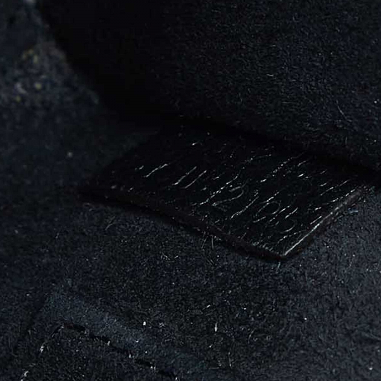 Pre Owned Céline Black Leather Nano Luggage Tote