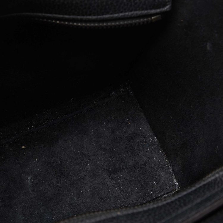 Pre Owned Céline Black Leather Nano Luggage Tote