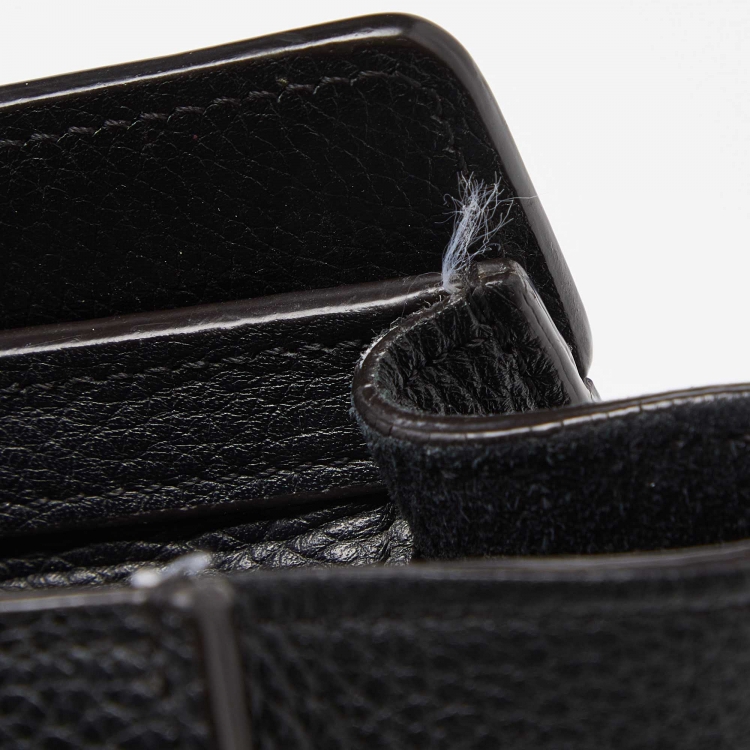 Pre Owned Céline Black Leather Nano Luggage Tote