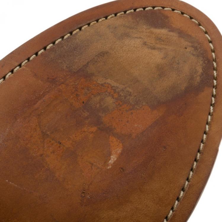 Pre Owned Celine Black Suede Loafer Platform Pumps Size 40