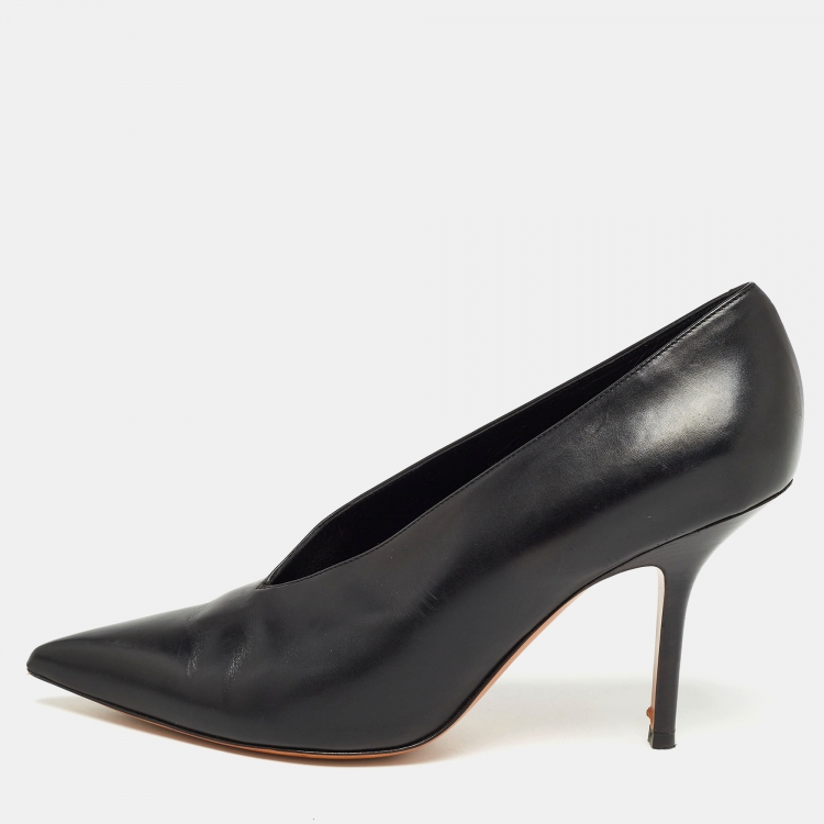 Celine v best sale neck pumps