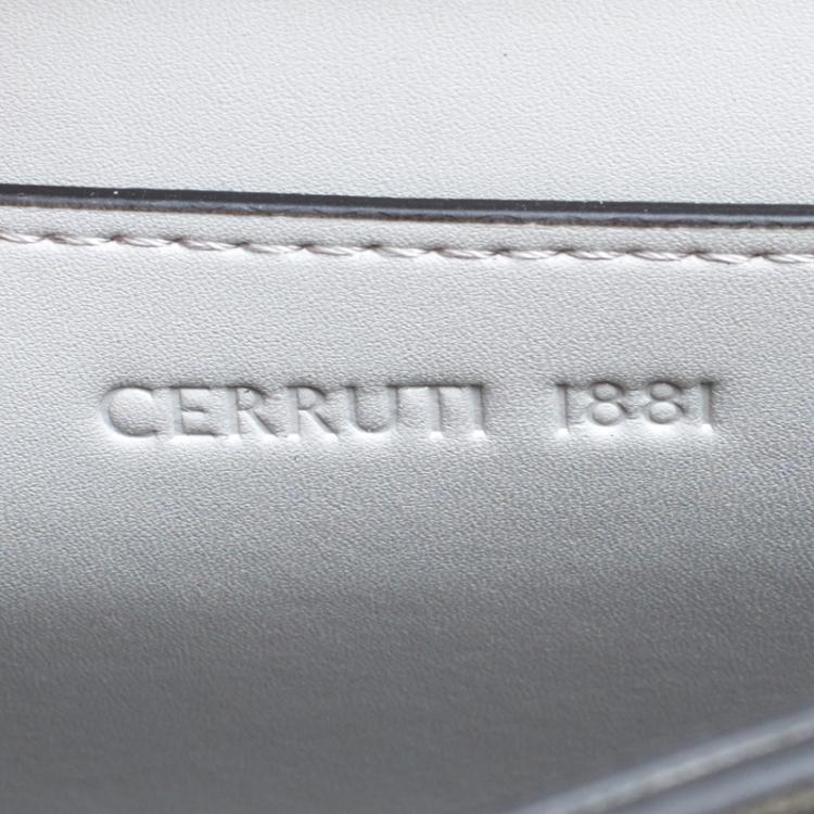 Pre Owned Cerruti 1881 Black Leather Marina Shoulder Bag