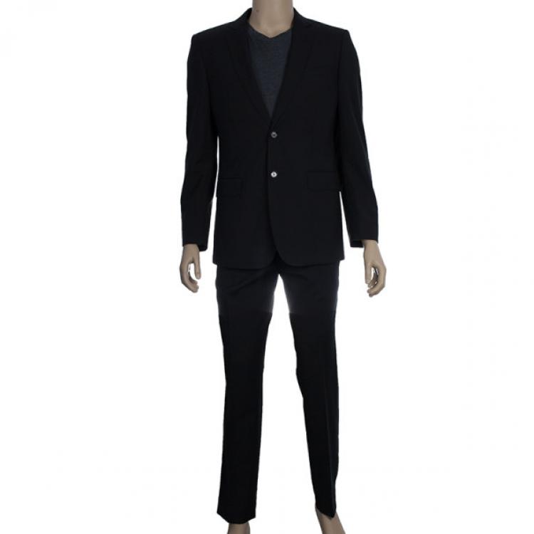 Pre Owned CH Carolina Herrera Single Breasted Men's Suit EU46