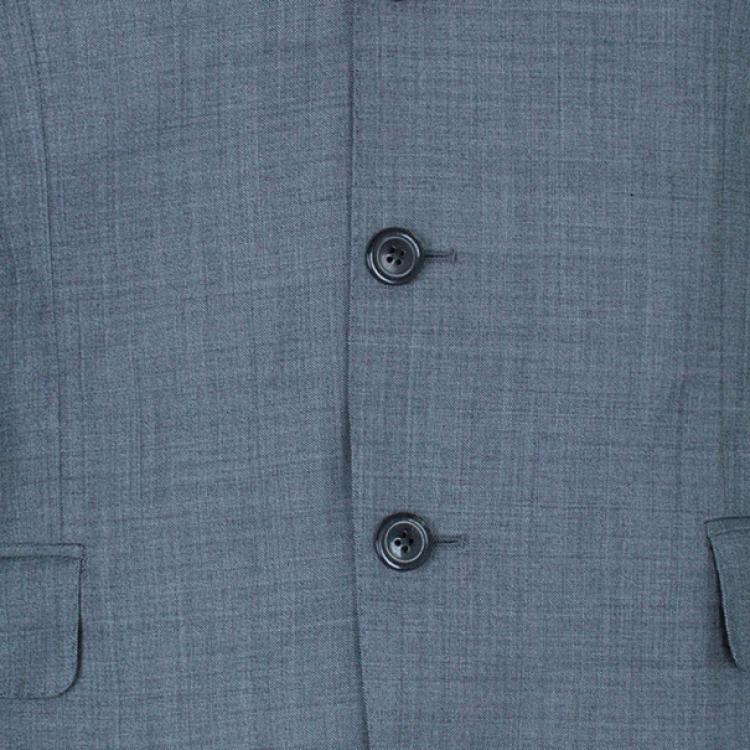 Pre Owned CH Carolina Herrera Grey Men's Suit EU46