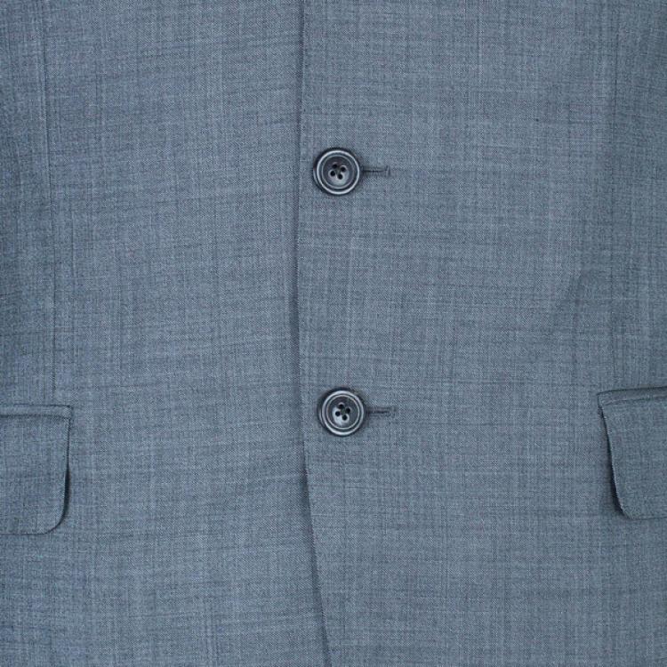 Pre Owned CH Carolina Herrera Grey Men's Suit EU46