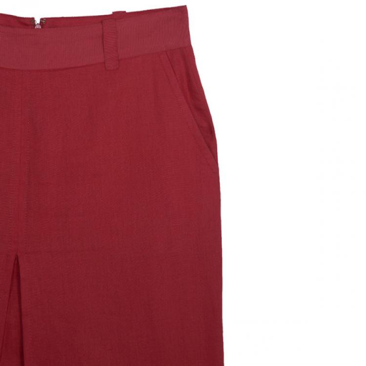 مملوكة مسبقًا CH Carolina Herrera Linen Skirt Suit M