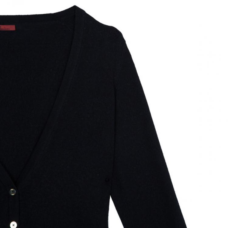 Pre Owned CH Carolina Herrera Black Cardigan S