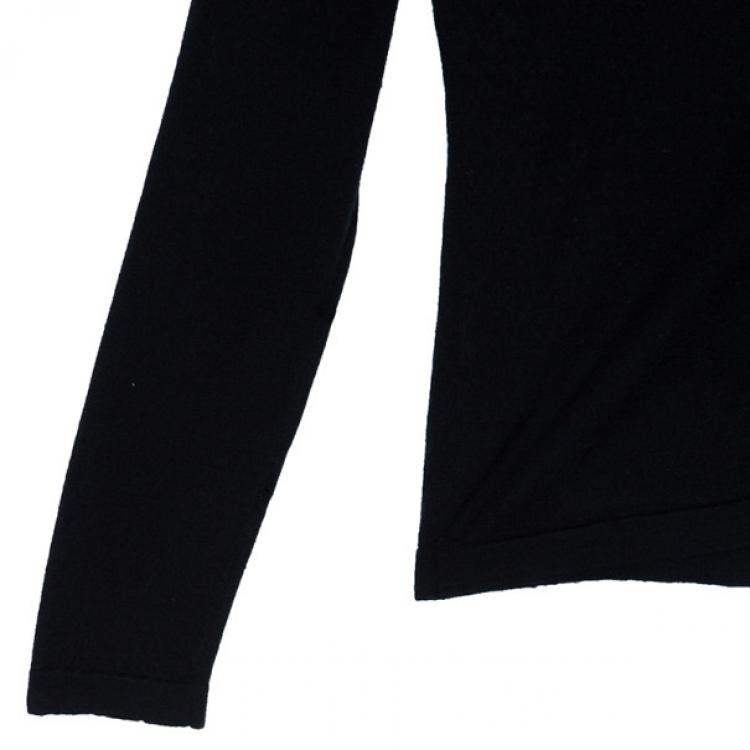 Pre Owned CH Carolina Herrera Black Cardigan S