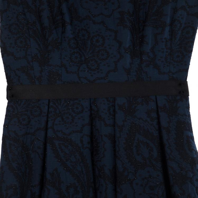 Pre Owned CH Carolina Herrera Brocade Dress M