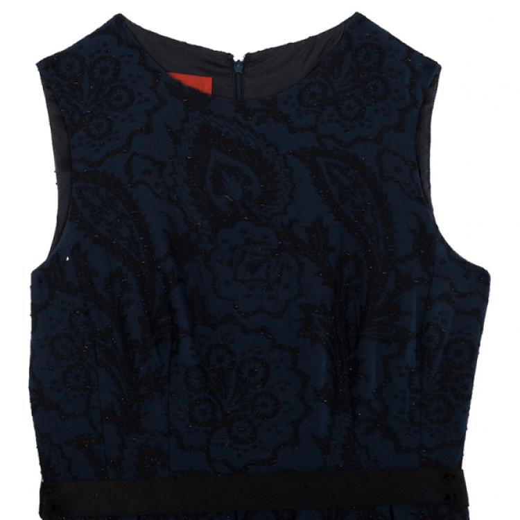 Pre Owned CH Carolina Herrera Brocade Dress M