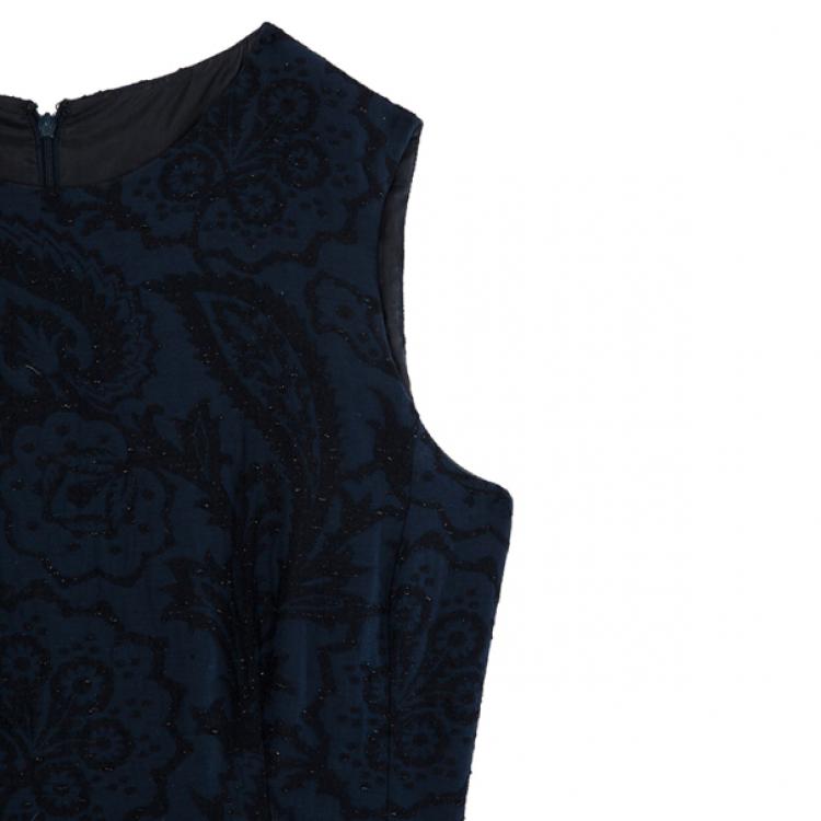 Pre Owned CH Carolina Herrera Brocade Dress M