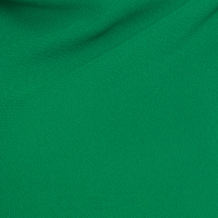 Pre Owned CH Carolina Herrera Green One Shoulder Tie Detail Sleeveless Top S