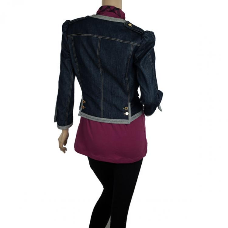 Pre Owned CH Carolina Herrera Denim Jacket S