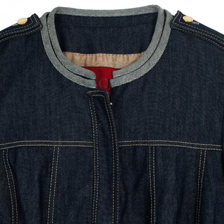 Pre Owned CH Carolina Herrera Denim Jacket S