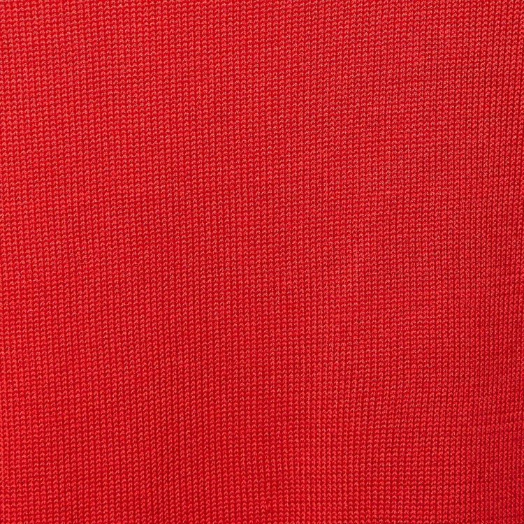 Pre Owned CH Carolina Herrera Red Silk & Cotton Knit Cardigan M