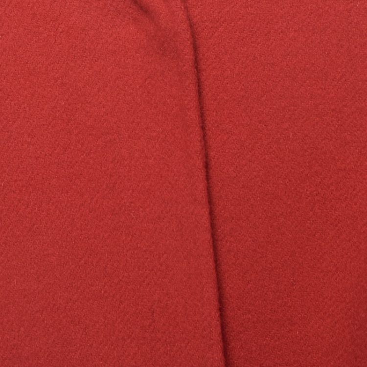 Pre Owned CH Carolina Herrera Red Wool Blend Poncho M