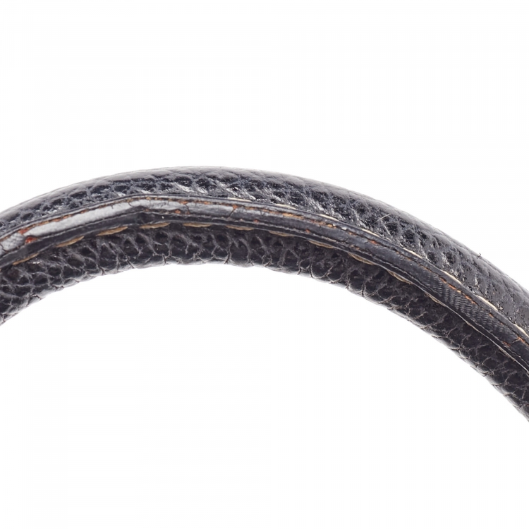 Pre Owned CH Carolina Herrera Black Leather Matteo Tote