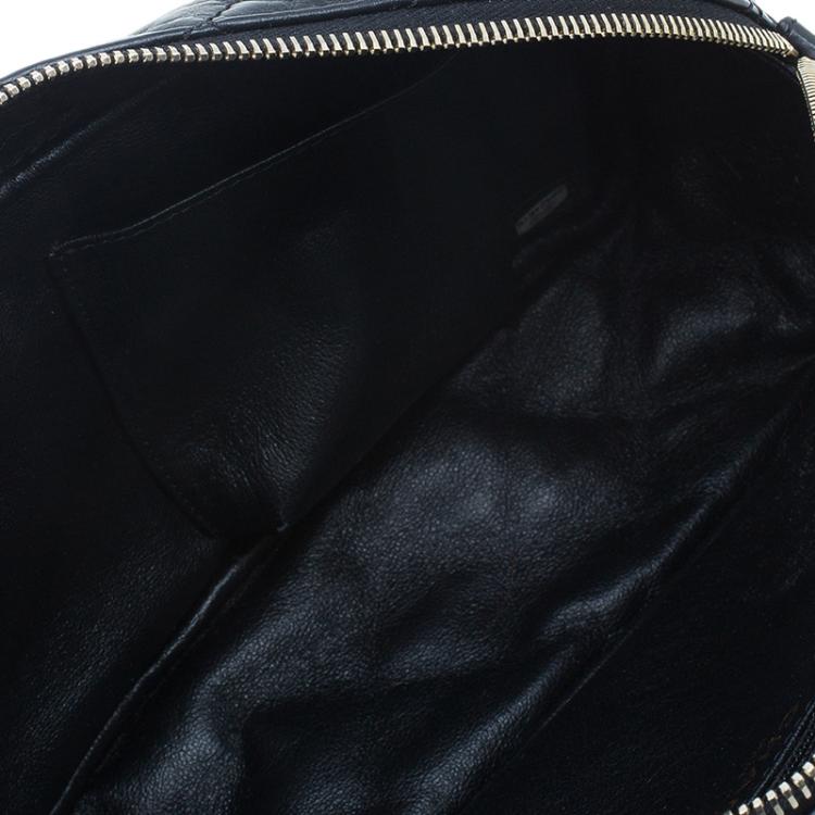 Pre Owned Chanel Black Leather Small Reissue Camera Bag