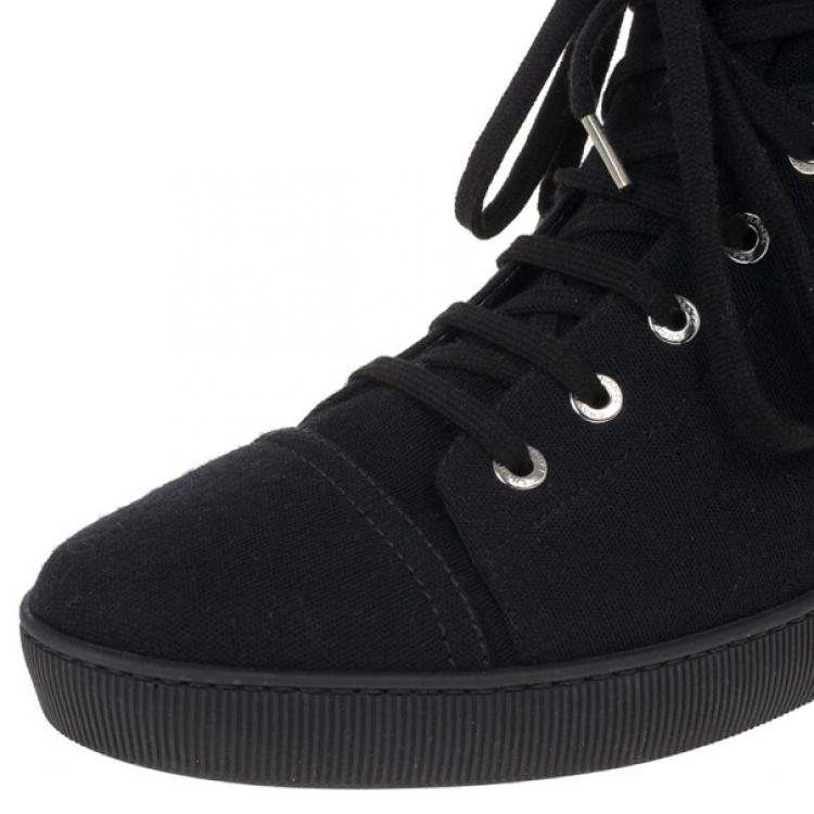 chanel wedge sneakers