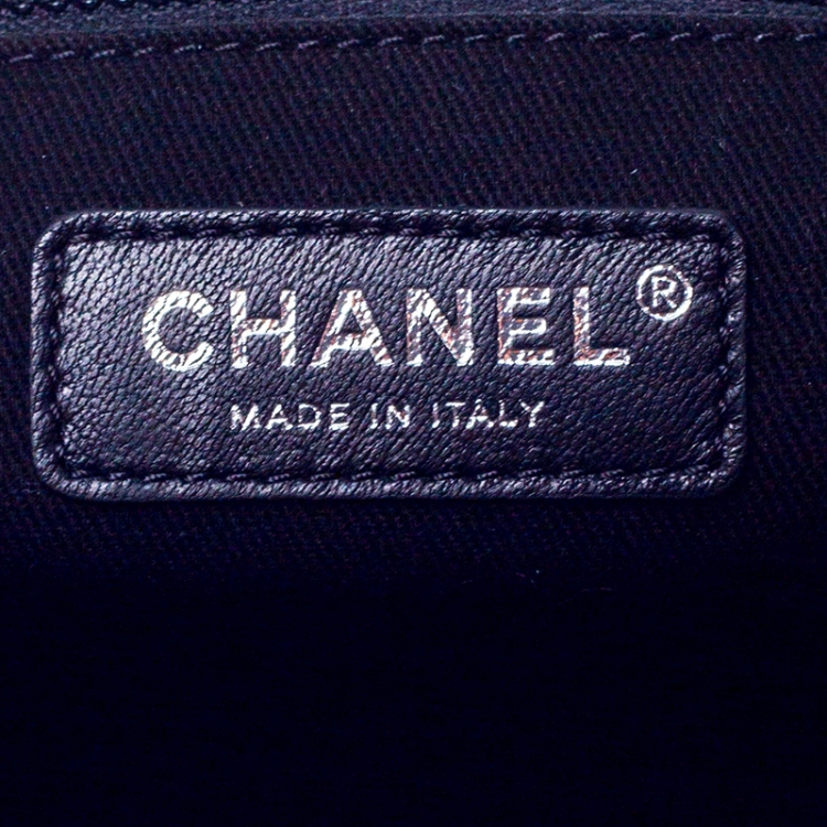 Pre Owned Chanel Grey Canvas Deauville Backpack
