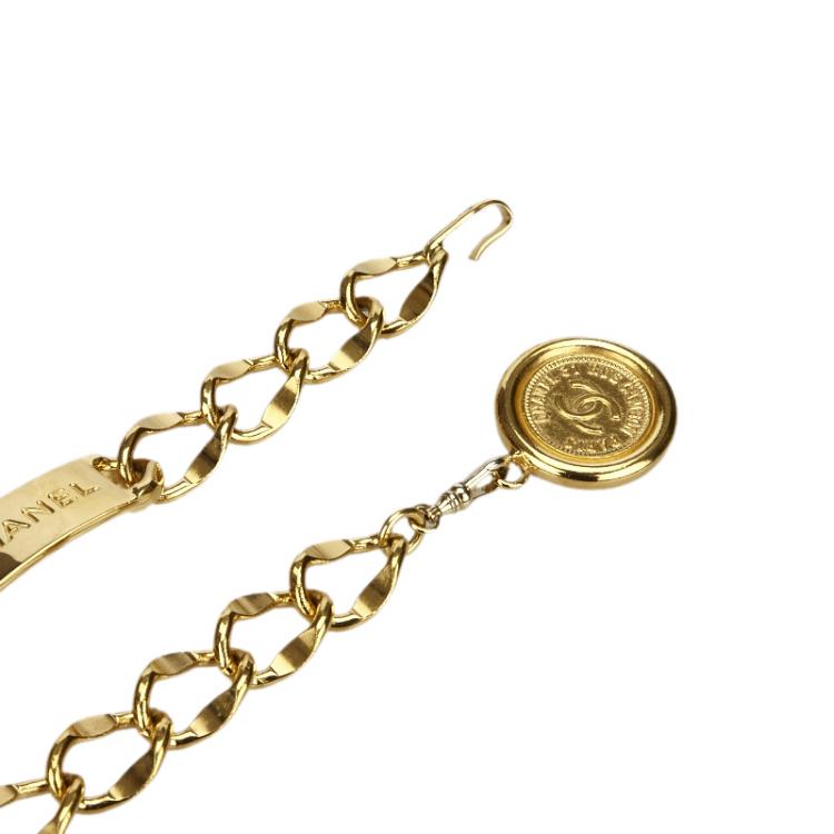 Pre Owned Chanel Gold CC Chain Belt