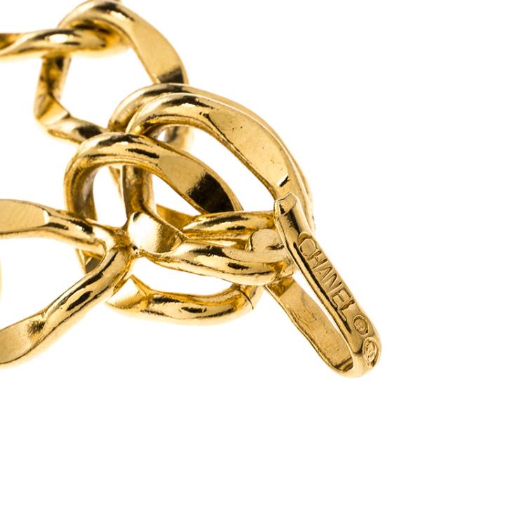 Pre Owned Chanel Gold Tone Belt