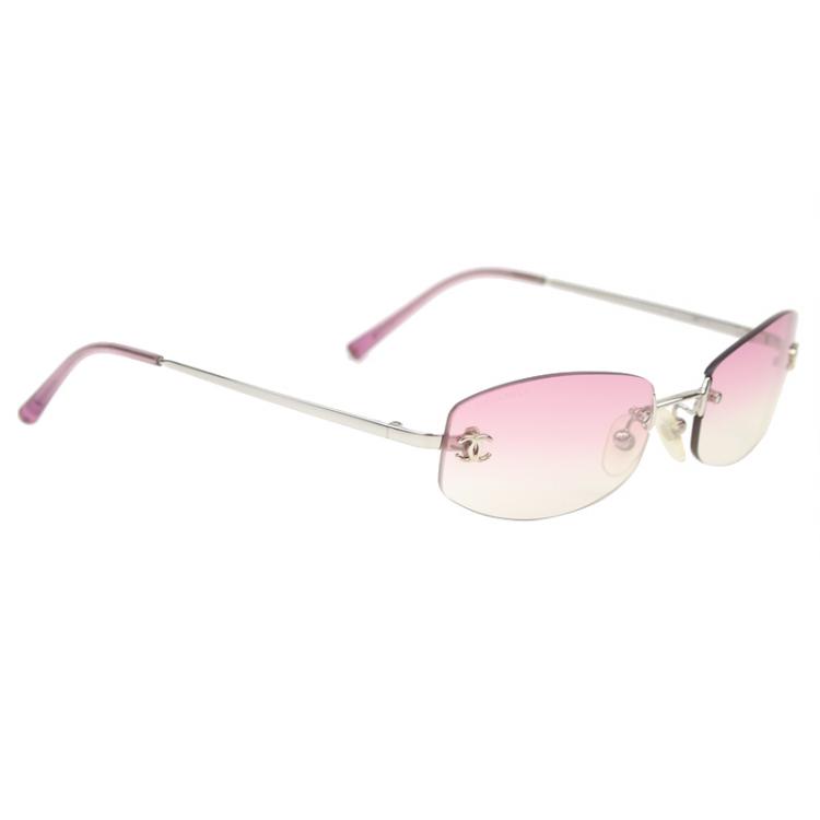 Chanel Pink Gradient Tint CC 4017-D Square Sunglasses Chanel | The Luxury  Closet