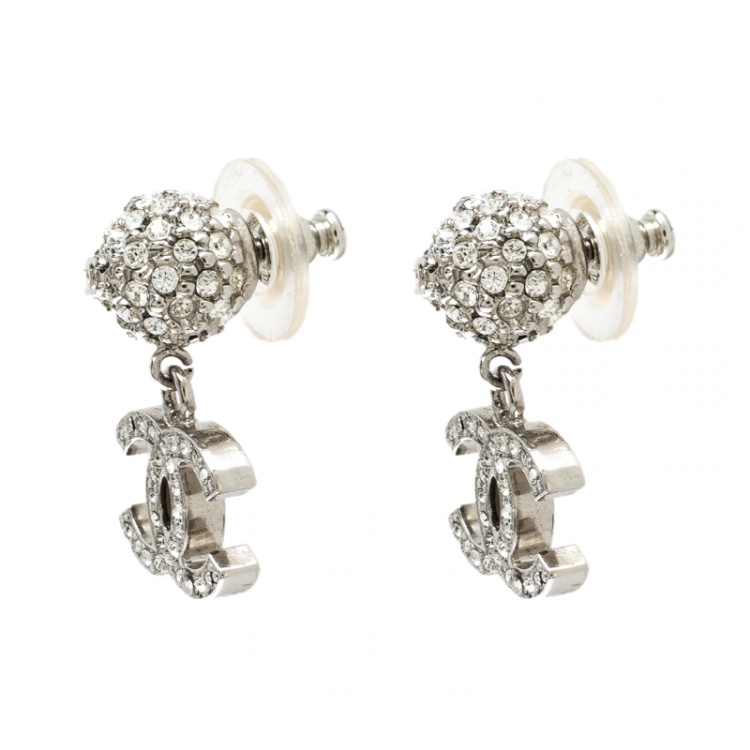 Chanel Gold and Crystal CC Star Stud Earrings – Madison Avenue Couture