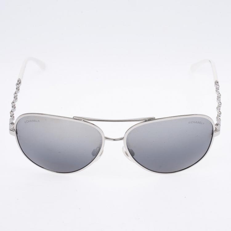 CHANEL サングラス　4194-Q Chanel 4194-Q Chain Link Woman Aviators Chanel | TLC