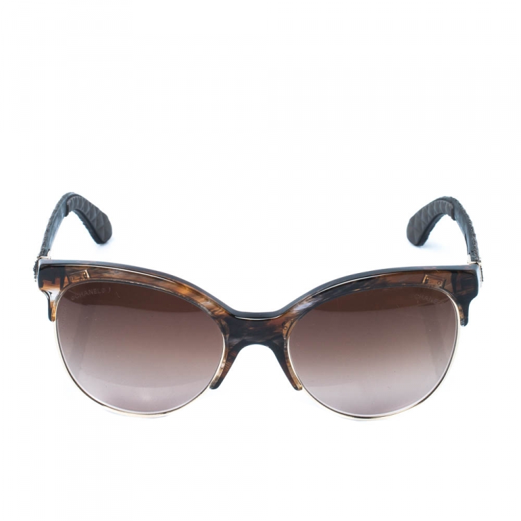Chanel Brown/Brown Gradient 5342 Cat Eye Sunglasses Chanel