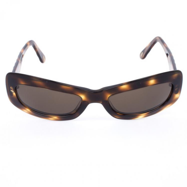 Chanel Sunglasses Translucent Tortoise Brown Frames 5063-B Scratches ￼