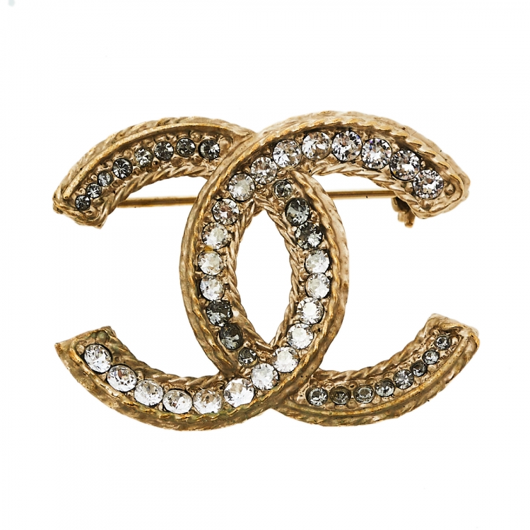 Chanel cc brooch metal - Gem