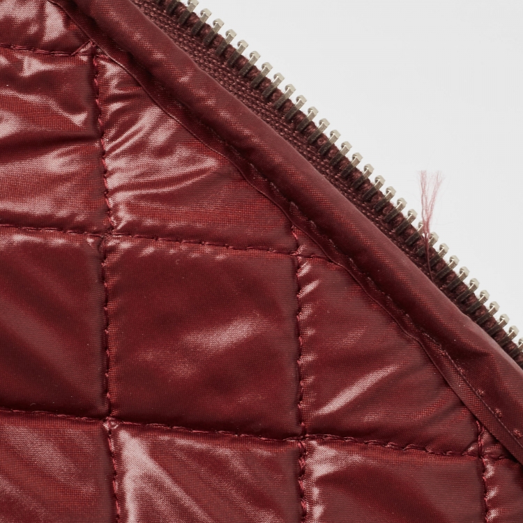 Pre Owned Chanel Black Quilted Nylon Laptop Sleeve