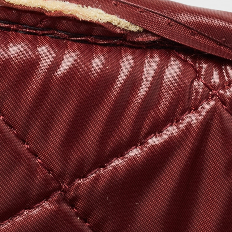 Pre Owned Chanel Black Quilted Nylon Laptop Sleeve