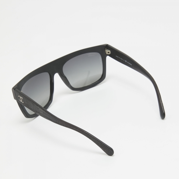 مملوكة مسبقًا Chanel Matte Black Gradient 5333 CC Polarized Sunglasses