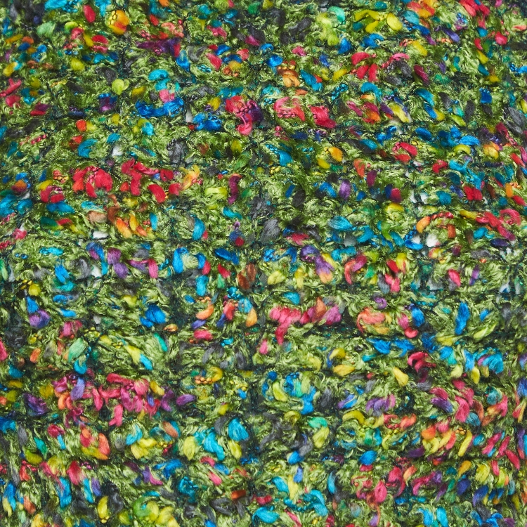 Pre Owned Chanel Multicolor Patterned Acrylic Knit Sleeveless Top M