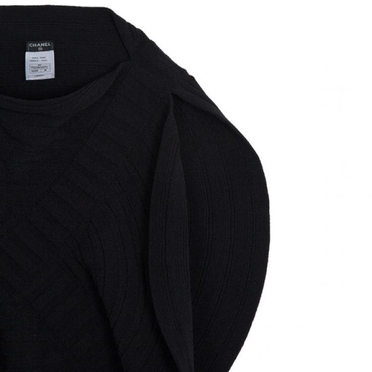Pre Owned Chanel Circular Knit Top S