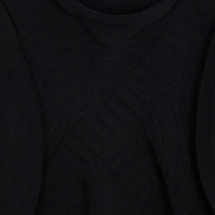 Pre Owned Chanel Circular Knit Top S