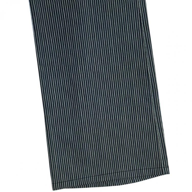 Pre Owned Chanel Pinstripe Trousers L