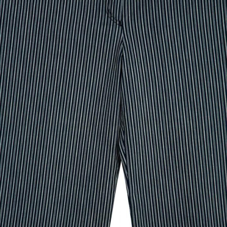 Pre Owned Chanel Pinstripe Trousers L