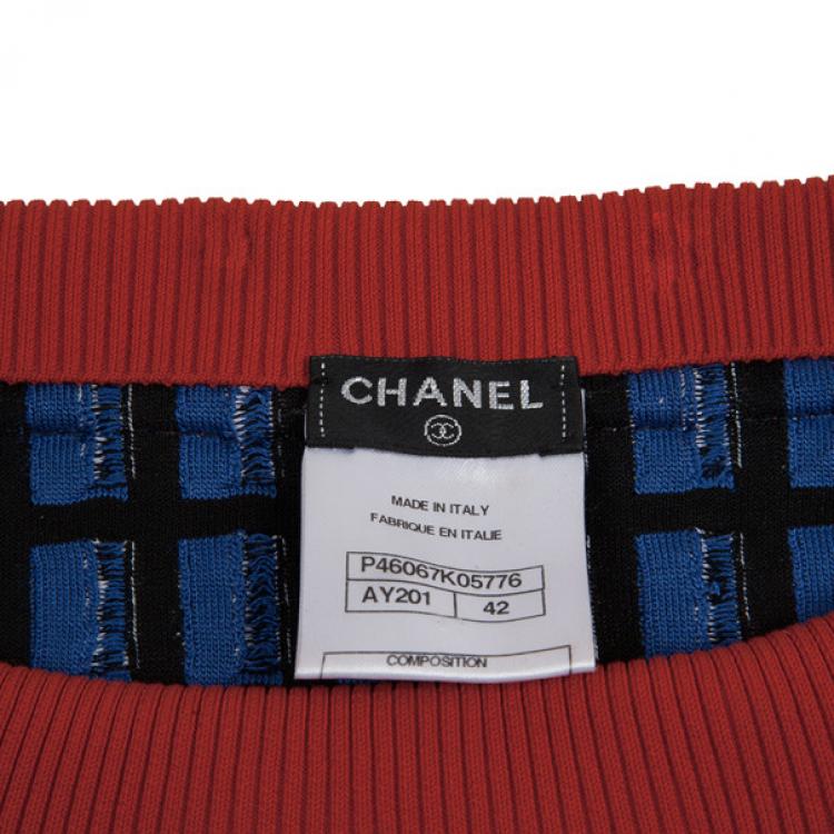 Pre Owned Chanel SS 2013 Printed Top L