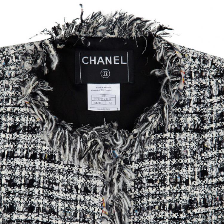 Pre Owned Chanel Tweed Skirt Suit L