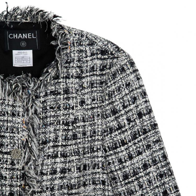 Pre Owned Chanel Tweed Skirt Suit L