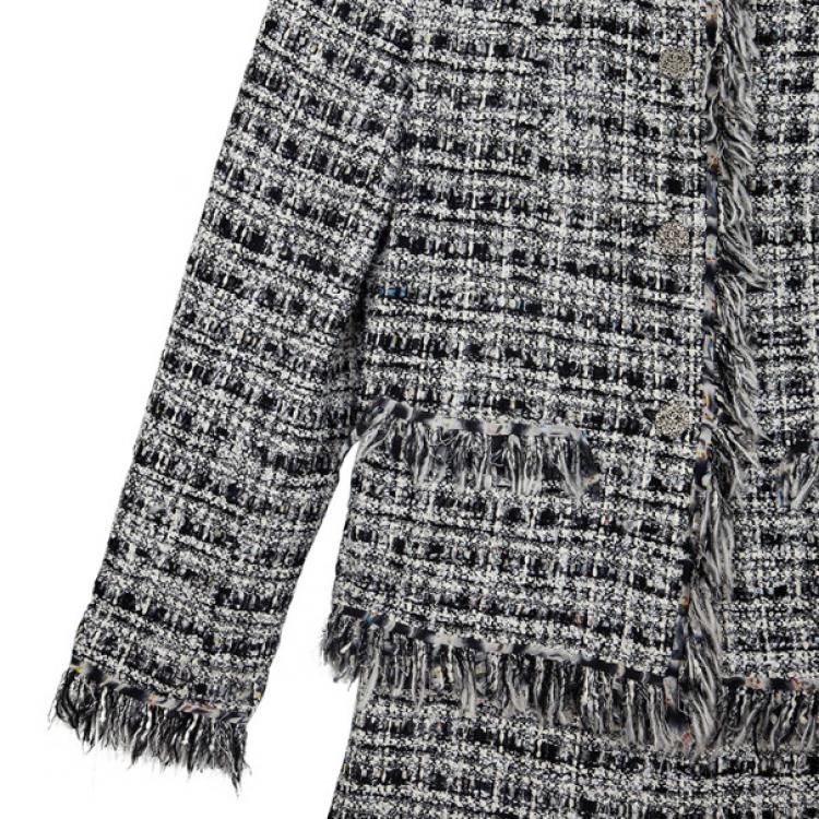 Pre Owned Chanel Tweed Skirt Suit L