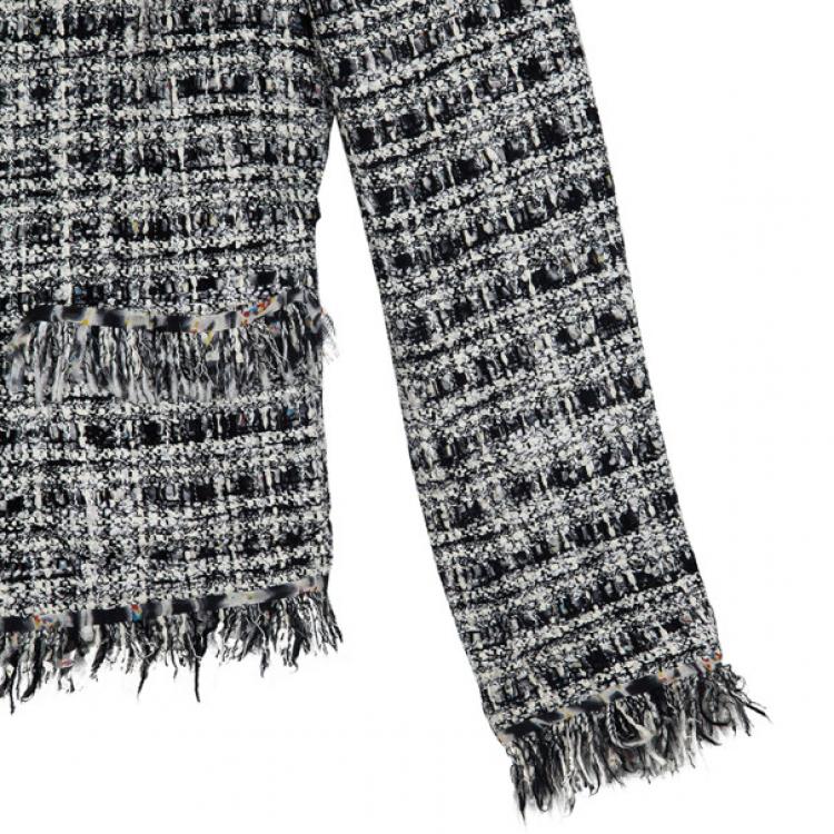 Pre Owned Chanel Tweed Skirt Suit L