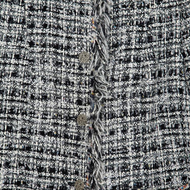 Pre Owned Chanel Tweed Skirt Suit L