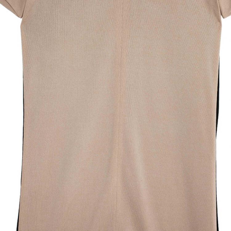 Pre Owned Chanel Monochrome Block Shift Dress S