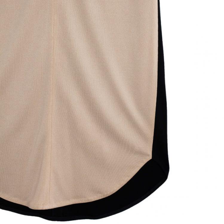 Pre Owned Chanel Monochrome Block Shift Dress S