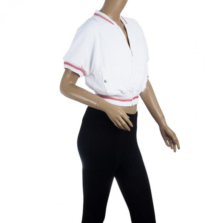 Pre Owned Chanel Short Sleeve Jacket M